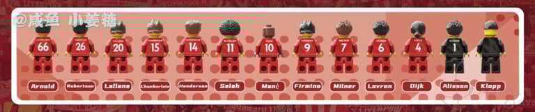 420 pcs Champions moment 2 in 1 liverpool fc 2019/20 champions not lego