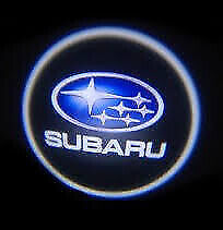 2 x SUBARU LED 3D GHOST LASER DOOR LOGOS TOP QUALITY