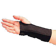 New Black Hand Wrist Brace Support Carpal Tunnel Splint Fractures Right Left S M L XL NHS Similar