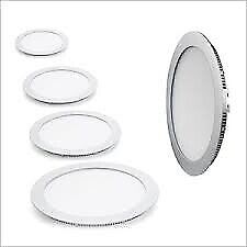 3W 6W 12W 18W 24W LED Panel Lights, Recessed Mounting, Round / Square Shape, Cool White Light Colour