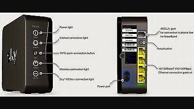 SKY HUB/WIFI Router SR-102 SKY+HD Hardly Used Tested/Working