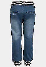 New Minoti Boys Stone Wash Denim Joggers