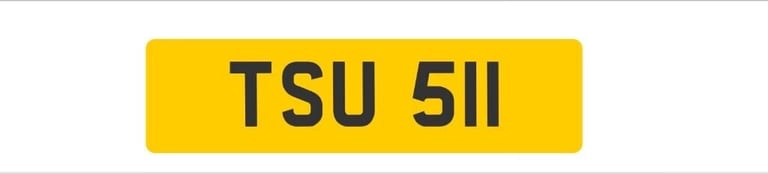 TSU 511 Dateless Private Cherished Number.