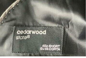 MAN'S CEDARWOOD BLACK 40'' SMART JACKET
