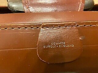 1960s leather brief case