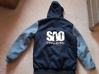 image for Sword Art Anime Hooded Jacket Large Boys