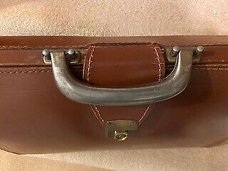 1960s leather brief case