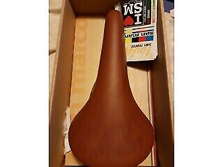 Rare Selle (Brooks) San Marco Rolls Saddle Titanium Rails 294g - Vintage Collection NOS. 