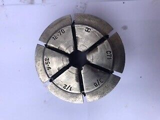 Burnerd Type Multi Chuck Type LO Lathe screw with 5 x Collets 