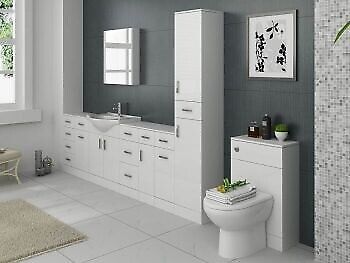 New Mars White Basin Vanity Unit 1200mm RRP £655 Our Price £360