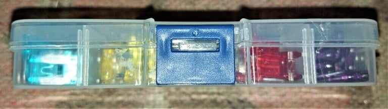 Glarks 12V 5 Pack Car Add-A-Circuit Fuse TAP Adapter Mini ATM APM Blade Fuse Holder Fuse Set