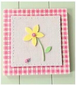 Girls Next Set of 3 Handmade Multicoloured Decorative Tile Pictures 