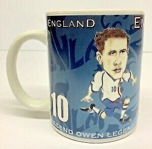 image for Michael Owen England Cup Collectible Ceramic Football Mug