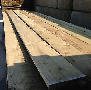 image for Timber joists rails inch 1 2 3 4 6 8 mm x inch timber wood wooden cls offsaw treated planed c16 c24