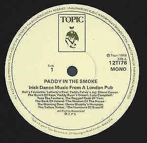 Various ‎– Paddy In The Smoke - Irish Dance Music From A London Pub lp