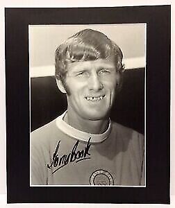 image for Tony Book Signed Picture Mount Display Manchester City Autograph