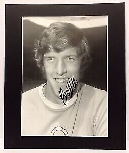 image for Tommy Booth Signed Picture Mount Display Manchester City Football Autograph