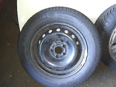 NEW OLD STOCK 16 INCH STEEL WHEELS WITH 195 65 16 GOODYEAR TYRES ROVER 75 MGZT MG6 100 MM PCD