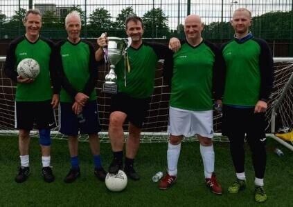 Recreational Seniors 5 a Side Football.