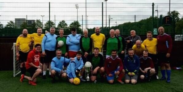 Recreational Seniors 5 a Side Football.