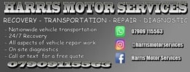 Vehicle transport and recovery and scrap car collection