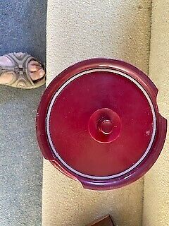 Tupperware biscuit barrel