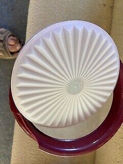 Tupperware biscuit barrel