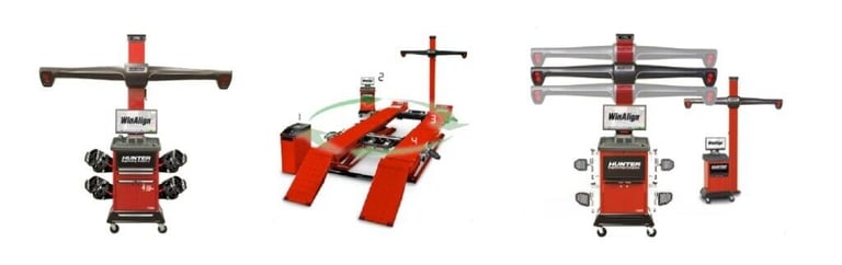 Hunter 4 Wheel Alignment, Tracking, Camber, Balancing, BMW Runflat Tyres, Bridgestone 16, 17, 18,19