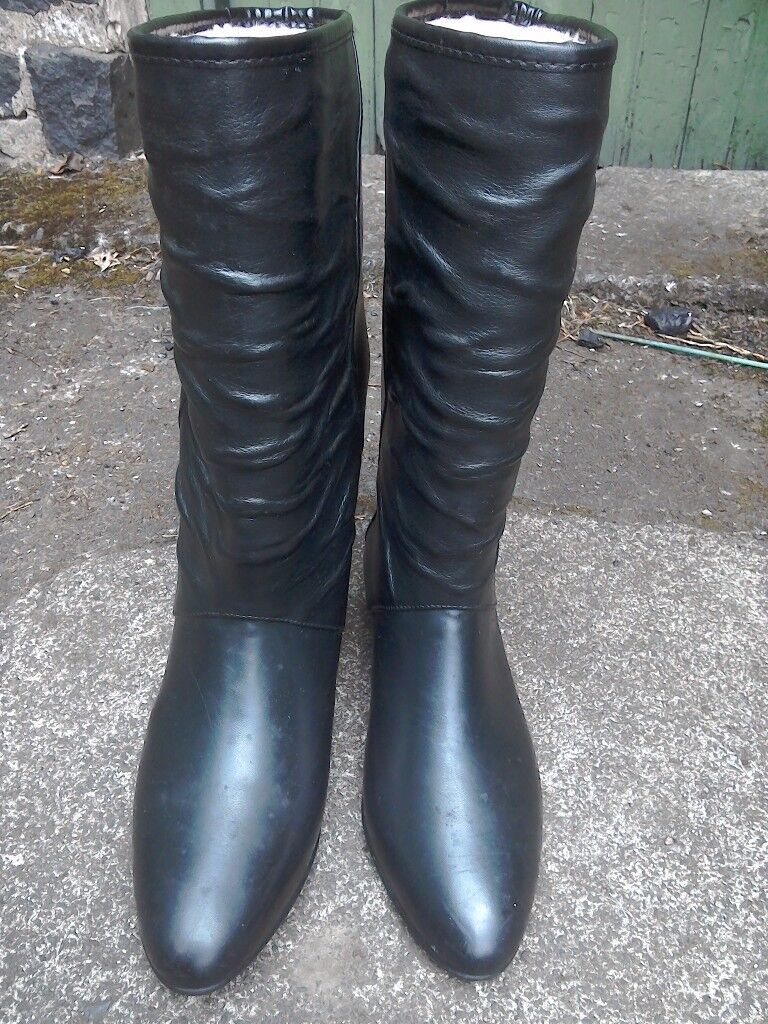 image for Dafna tandem Ladies boots size 7 but would fit 6. Black. Worn once.