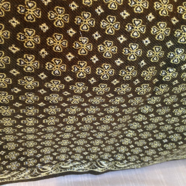 New Full Size Shawl, Dark Brown with Pattern