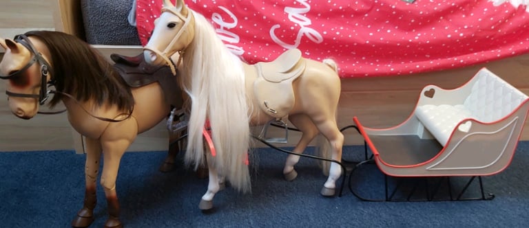 Our generation horses and sleigh 