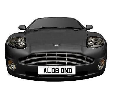 Number plate cherished reg JAMES  BOND ASTON MARTIN 