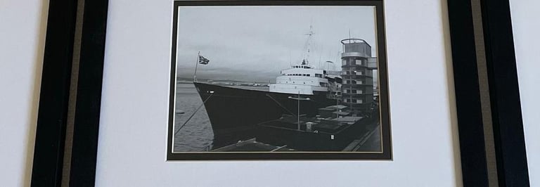 image for Royal Yacht and Royal Museum Black Framed Photos