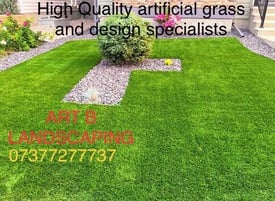 ART B LANDSCAPING/ artificial grass/ Indian sandstone/ pergola 