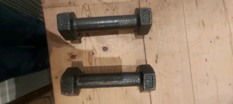 Solid steel Dumbells weights 