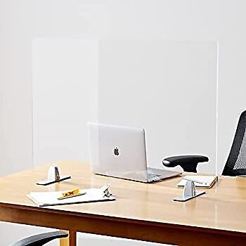 image for Seville Classics UltraShield Table Top Shield (2 Count) ACRYLIC. 30 X24 &quot;