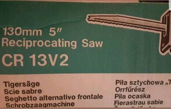 Hitachi CR13 VC2 Reciprocating Saw 240v