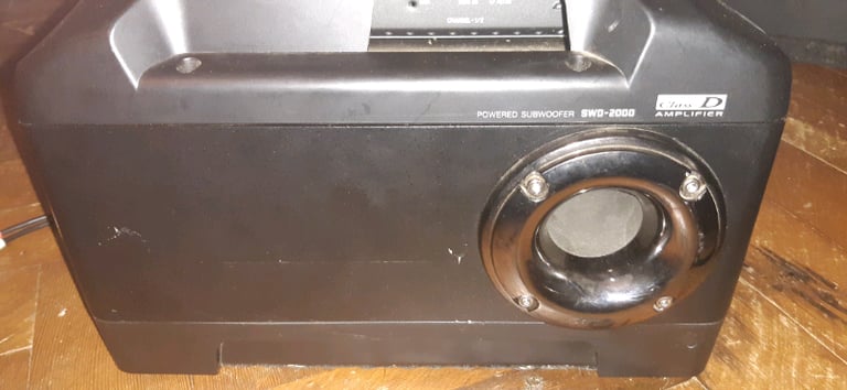 Reduced - Alpine Subwoofer with Amp