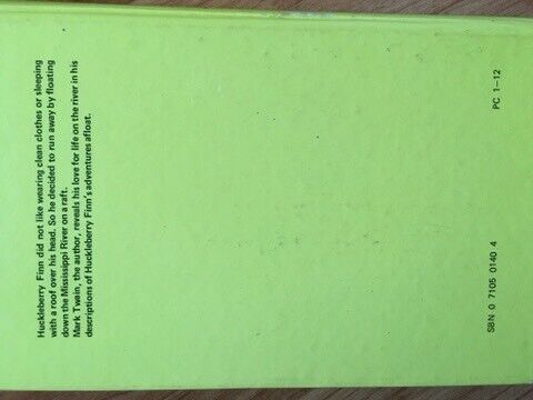 Huckleberry Finn by Mark Twain, hard back copy