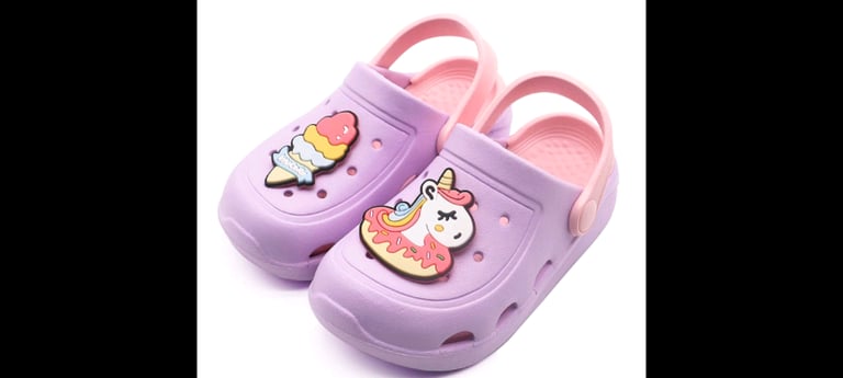image for Kids Unicorn Clogs Girls Sandals
