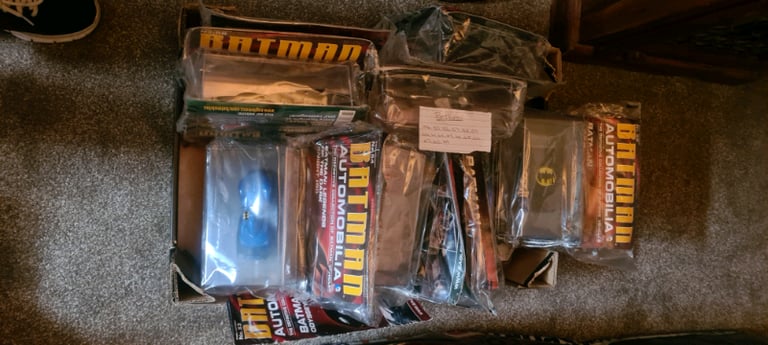 image for 93 sealed brand new Batman /star trek collectable models with magazine