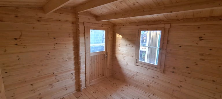 Timber cabin "Tom" 3×3m and 3×4m - finance available 