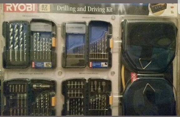 image for Ryobi 87 pcs drilling and driving kit