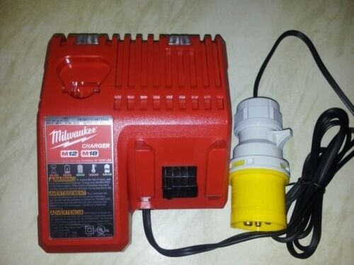 Milwaukee M12 M18 Battery Charger 48-59-1812 Lithium 12 - 18 Volt Site 110 volt plug