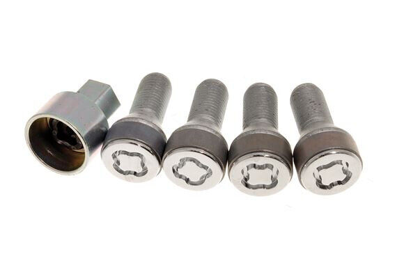 GENUINE ROVER 75 MG ZT MG6 LOCKING WHEEL BOLT SET NEW