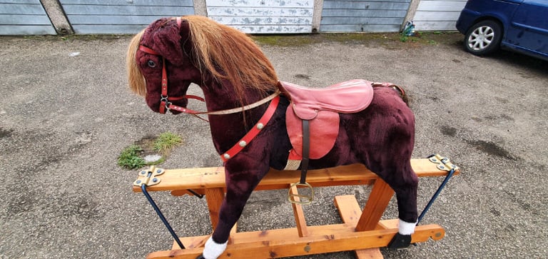 image for Large Vintage Rocking Horse