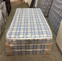 Single budget divan and mattress £75 double £105:00 