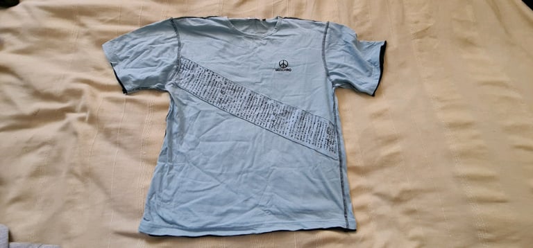 image for Moschino Casual Short Sleeve Top Sky Blue Size L
