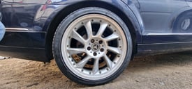 Set of staggered 18 inch Mercedes c class w204 alloy wheels rims 