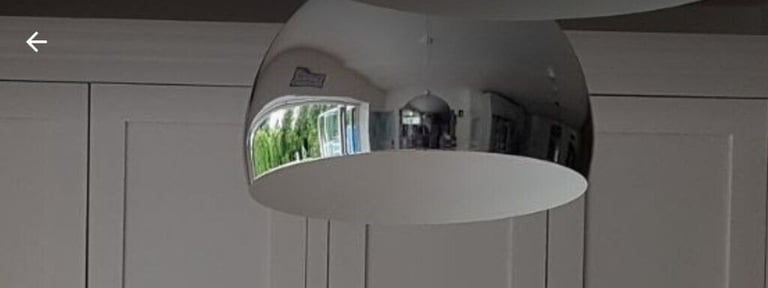 image for Crome mirror hanging ceiling lights kitchen bedroom living room home